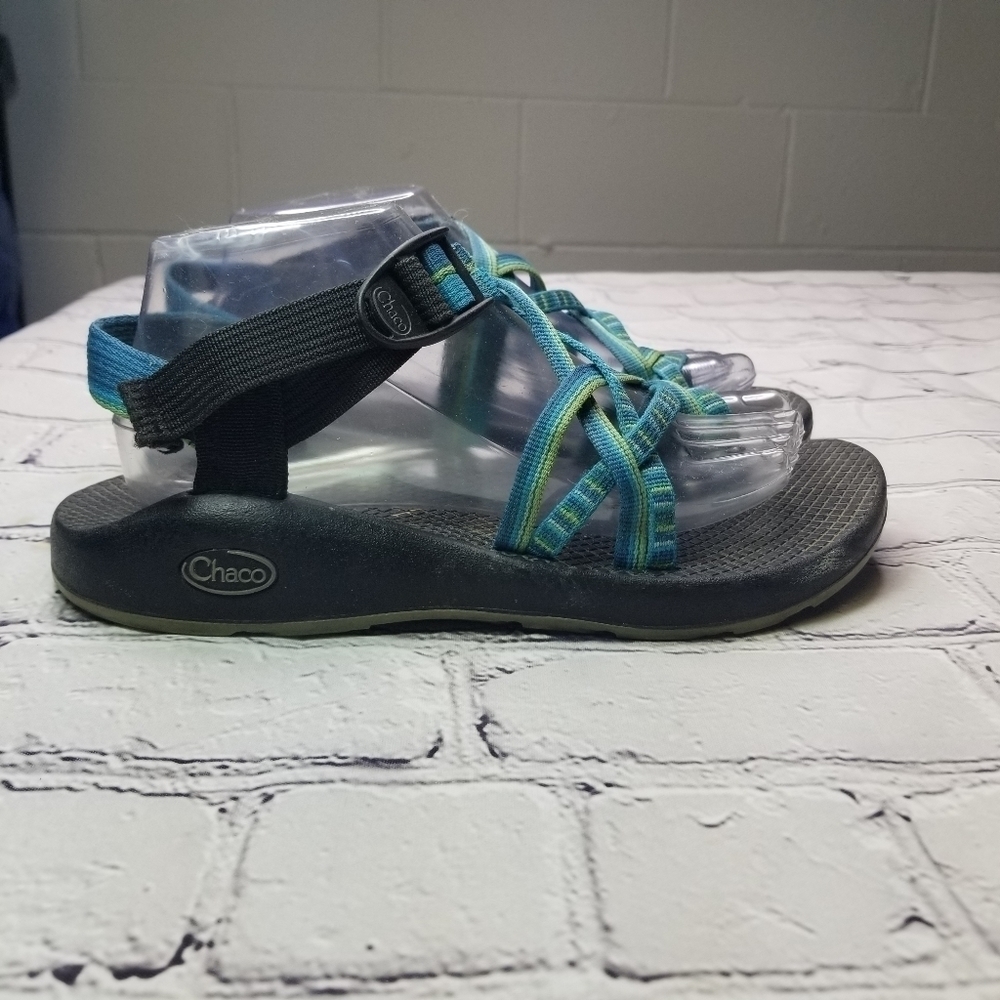 Chaco zx yampa fresh teal toe loop sandals - Picture 3 of 13